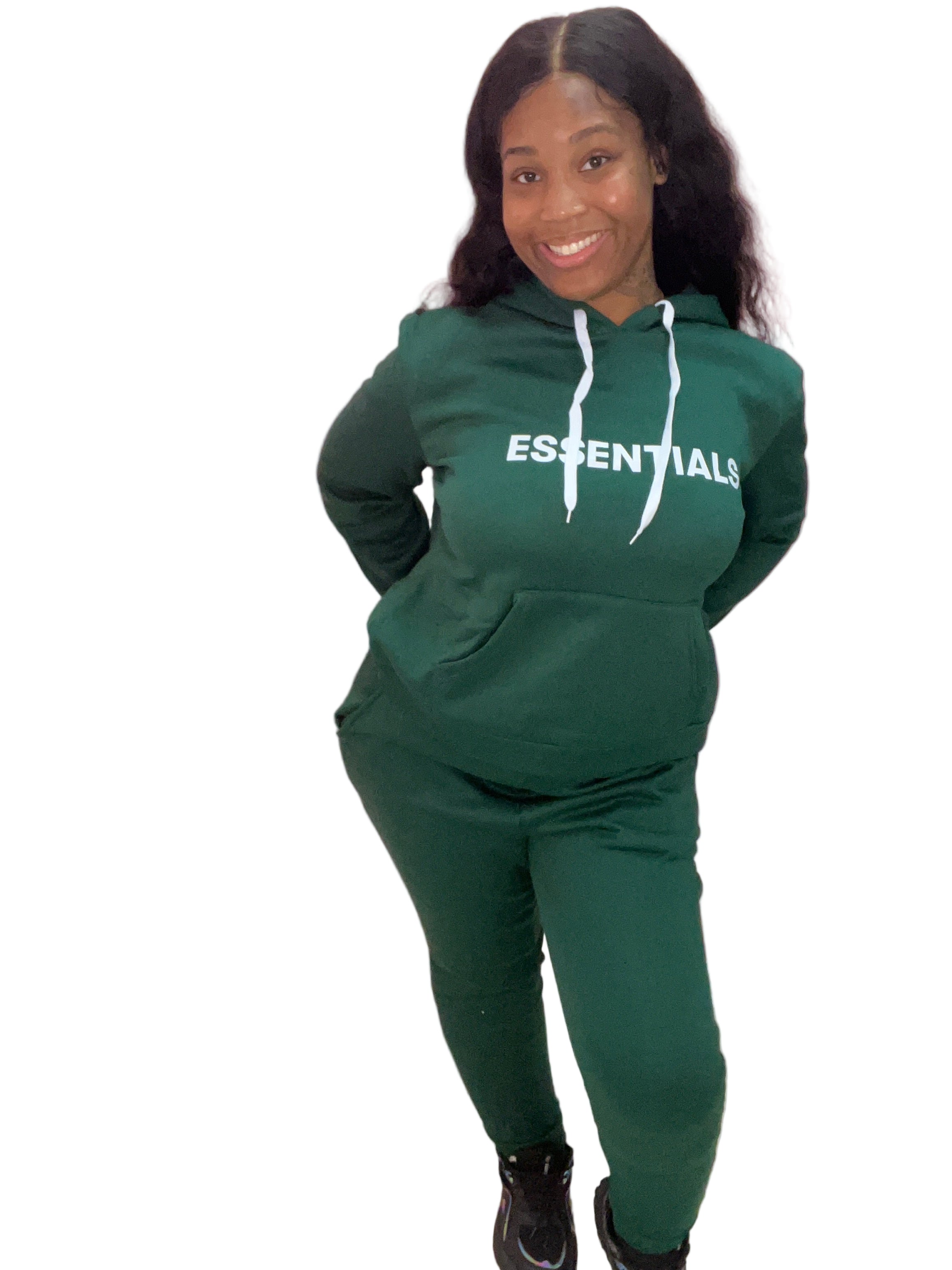 Essentials Are A Must Long Pants Sweat Set